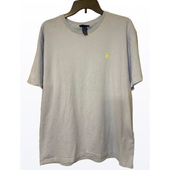 Polo Ralph Lauren Men’s Baby Blue Classic T-Shirt Size L 100% Cotton lightweight - Picture 1 of 6